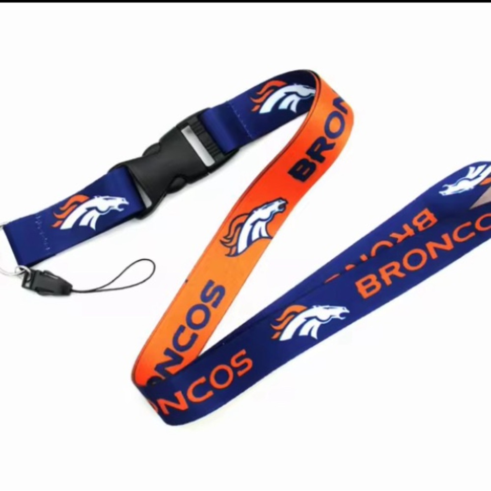 DENVER BRONCOS NFL KEYCHAIN LANYARD